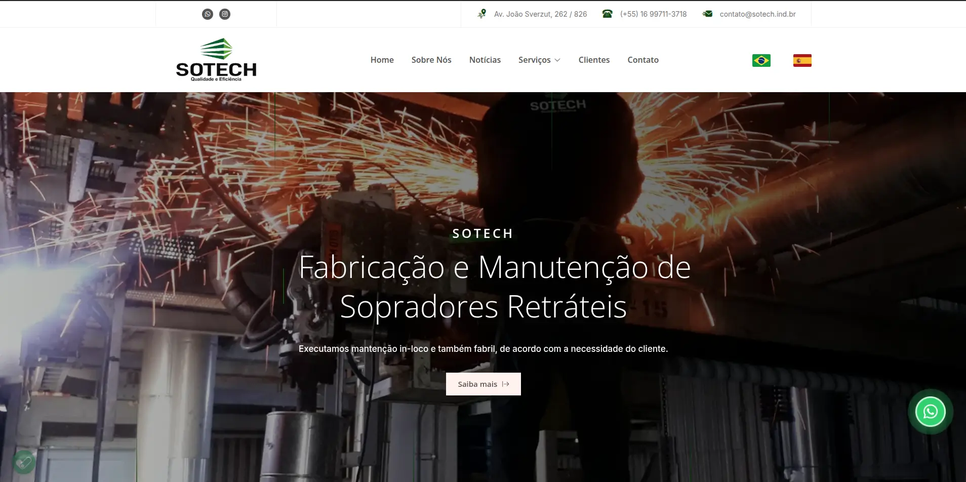 Sotech Sopradores e Medidores de Vazão